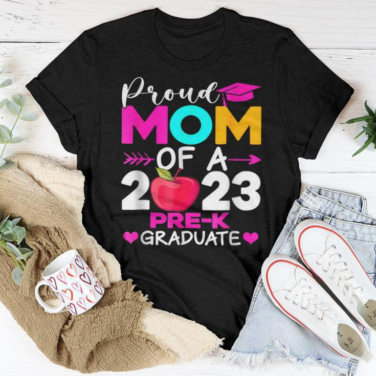 Proud Mom Of 2023 Pre K Graduate Graduation Women T-shirt Unique Gifts
