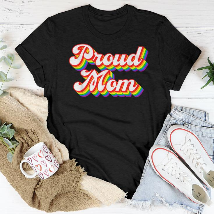 Proud Mom Lgbtq Rainbow Pride Women T-shirt Unique Gifts