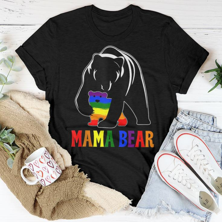 Proud Mommy Lgbtq Lgbt Mom Pride Month Mama Bear Women T-shirt Unique Gifts