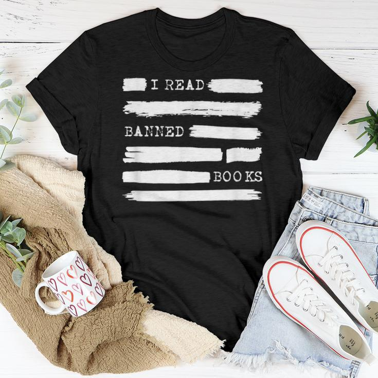I Read Banned Books 2023 Librarian Teacher Appreciation Women T-shirt Unique Gifts