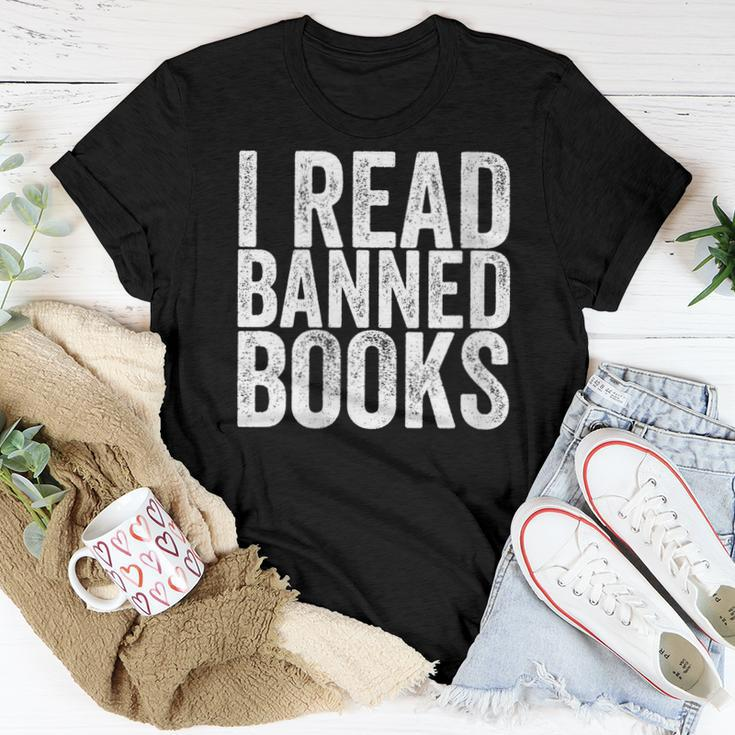I Read Banned Books Protest Women T-shirt Unique Gifts