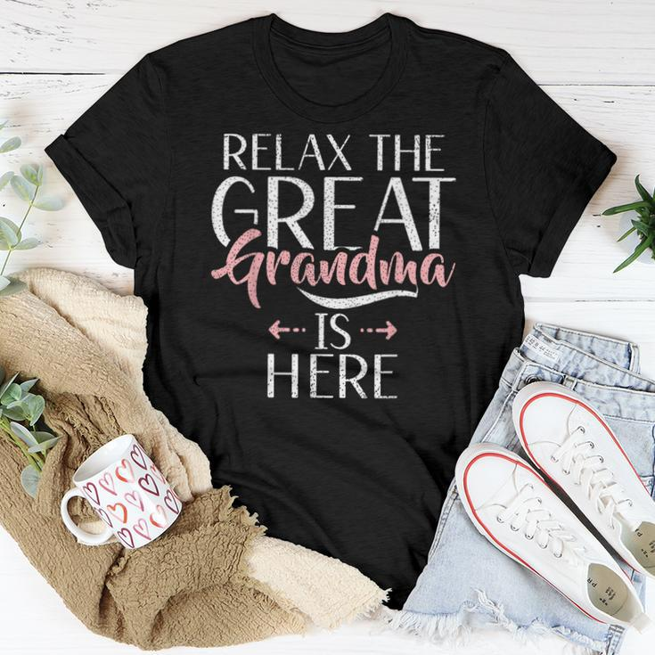 Relax The Great Grandma Is Here Great Grandma Women T-shirt Funny Gifts