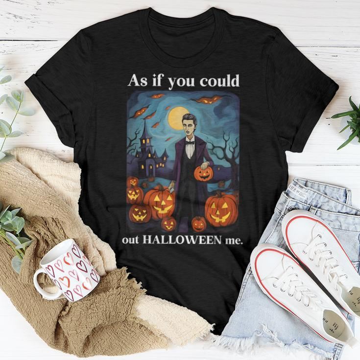 Retro Halloween As If You Could Out Halloween Me Women T-shirt Funny Gifts