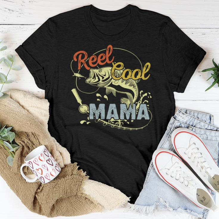 Retro Reel Cool Mama Fishing Lover For Women Women T-shirt Unique Gifts
