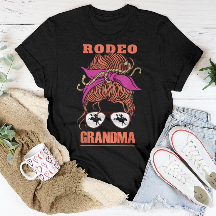 Rodeo Grandma Cowgirl Grandmother Horse Rider Rancher Women Women T-shirt Unique Gifts