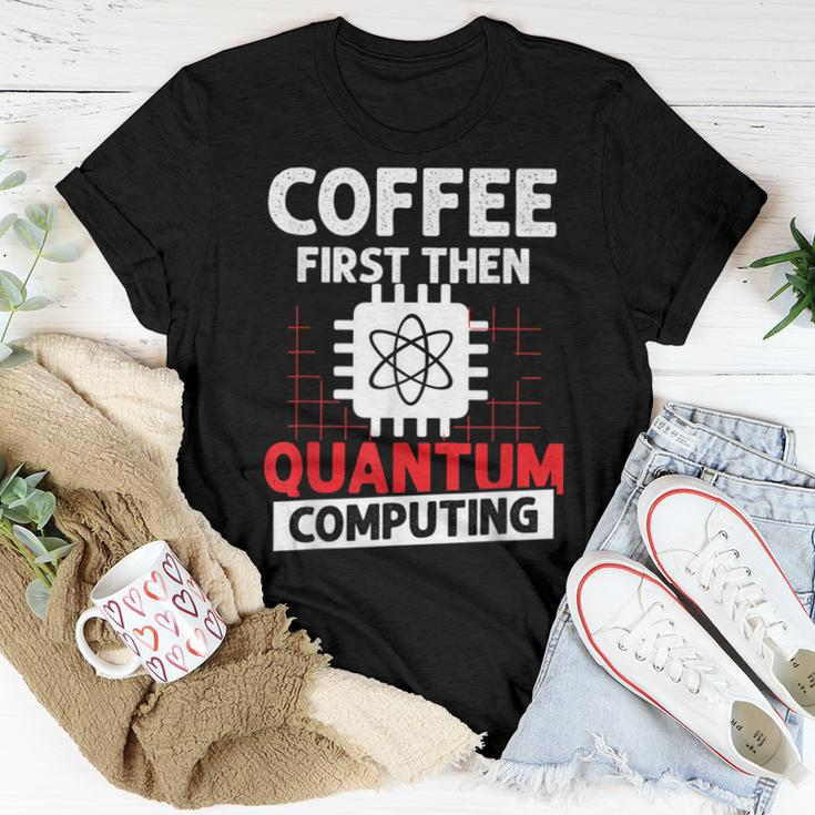 Science Physics Teacher Quantum Computing Physicist Women T-shirt Unique Gifts