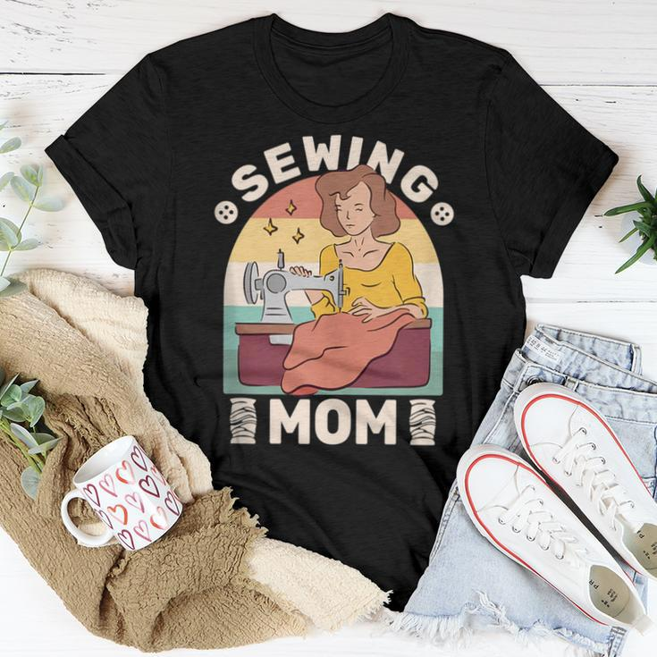 Sewing Mom For Women Quilting Retro Sew Sewing Machine Women T-shirt Unique Gifts