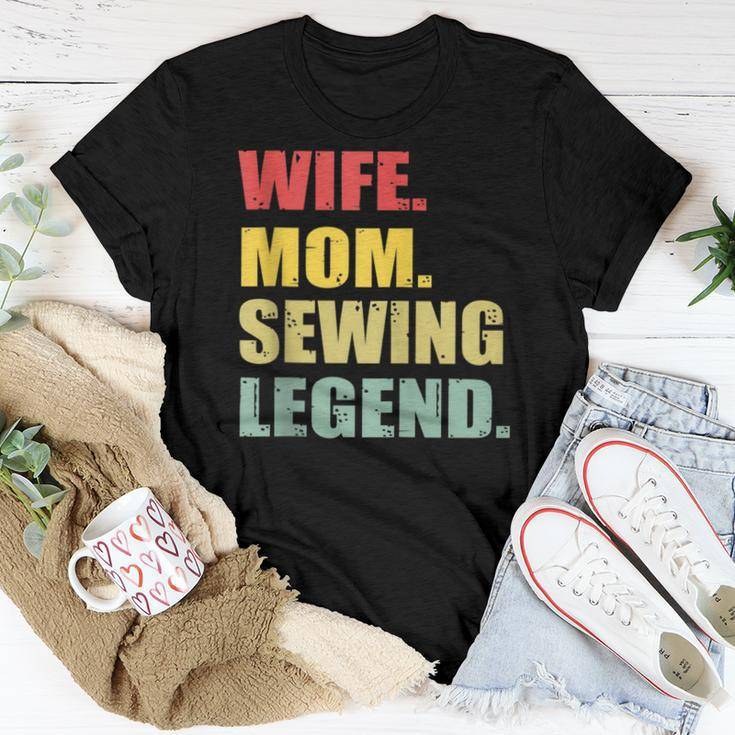 Sewing For Wife Mom Sewing Lover Women T-shirt Unique Gifts