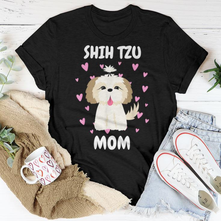 Shih Tzu Mom Mummy Mama Mum Mommy Mother's Day Mother Owner Women T-shirt Unique Gifts