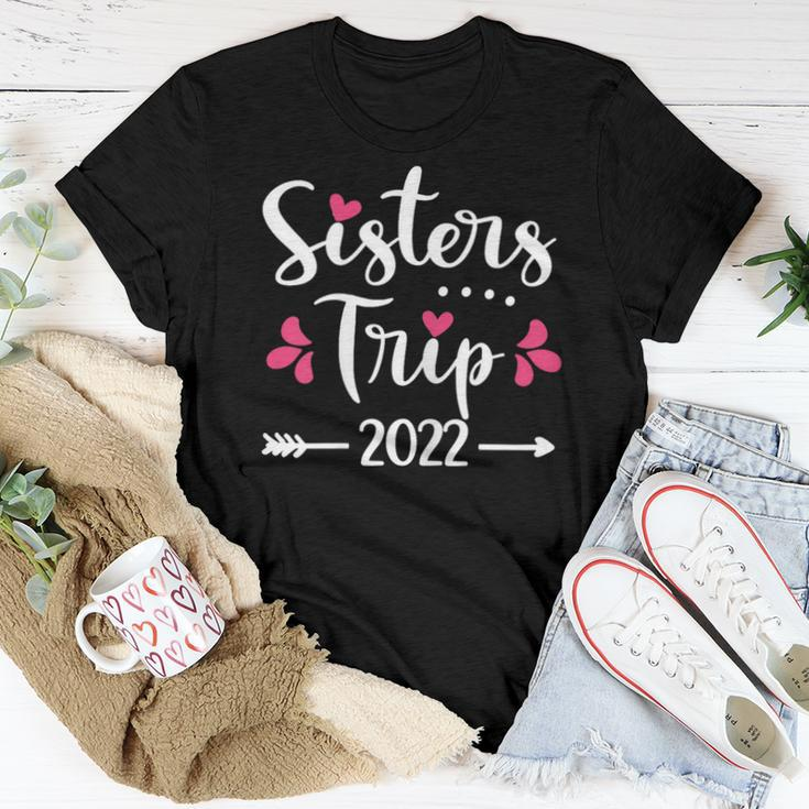 Sisters Trip 2022 Vacation Travel Sisters Weekend Women T-shirt Unique Gifts