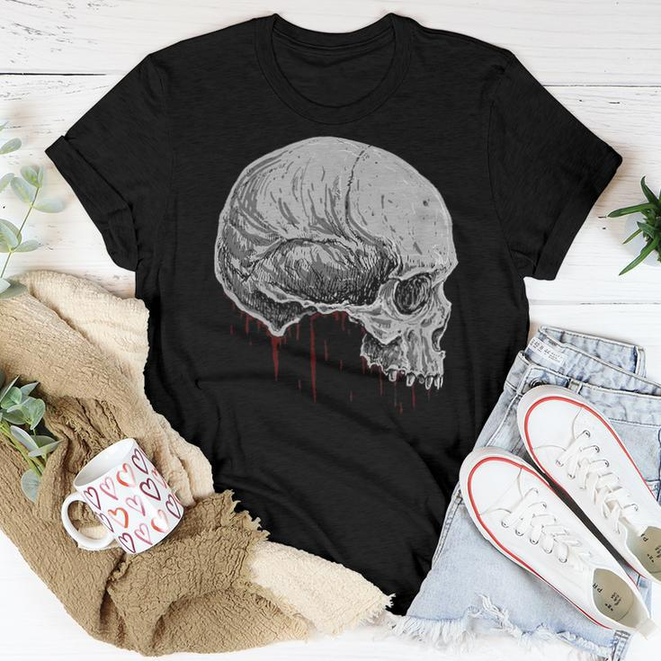 Skull Men Graphic Womens Y2k Gothic Rock Women T-shirt Unique Gifts