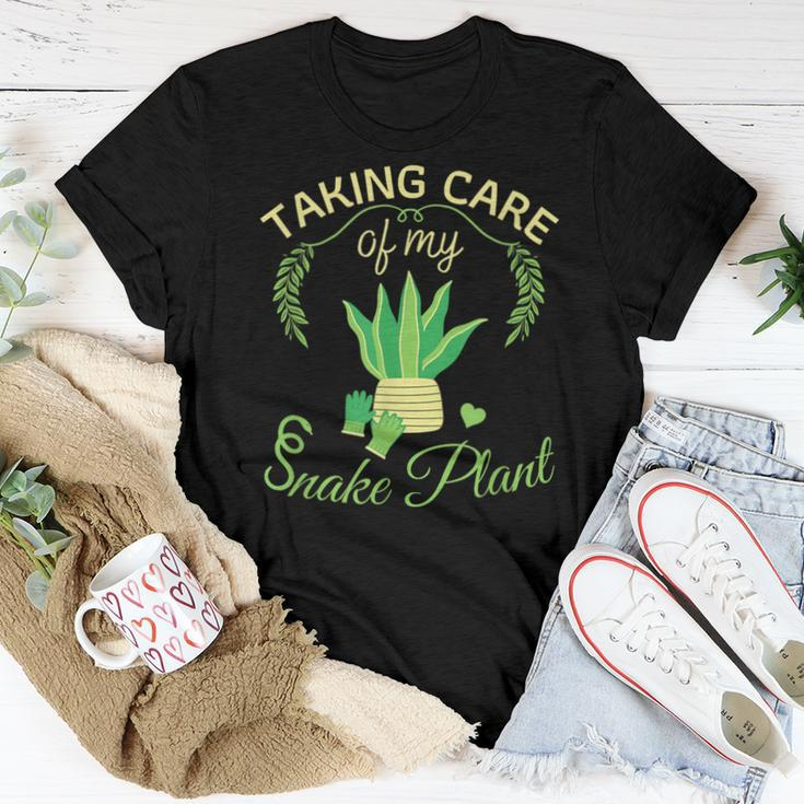 Snake Plant Mother In Law's Tongue For Plant Lovers Women T-shirt Unique Gifts