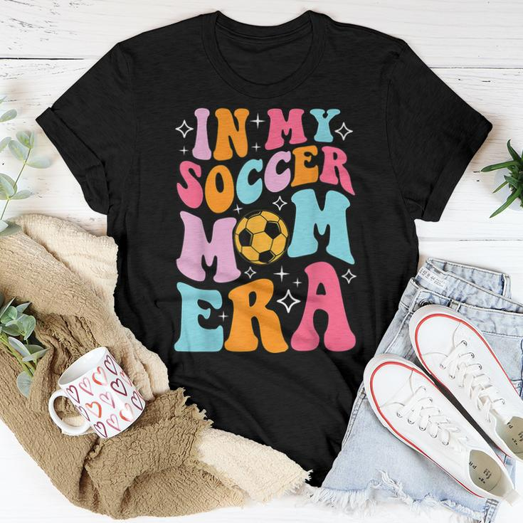 In My Soccer Mom Era Groovy Soccer Mom Life Women T-shirt Unique Gifts