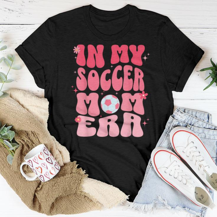 In My Soccer Mom Era Groovy Soccer Mom Women T-shirt Funny Gifts