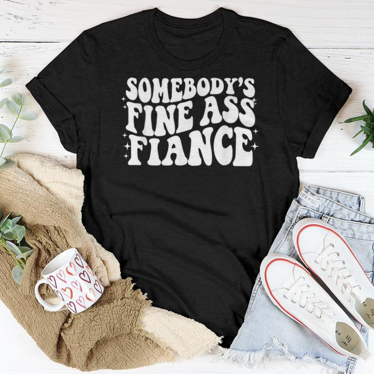 Somebody's Fine Ass Fiance Mom Saying Cute Mom Women T-shirt Funny Gifts