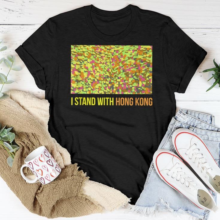 I Stand With Hong Kong Lennon Wall Flag For Hk Protesters Women T-shirt Unique Gifts