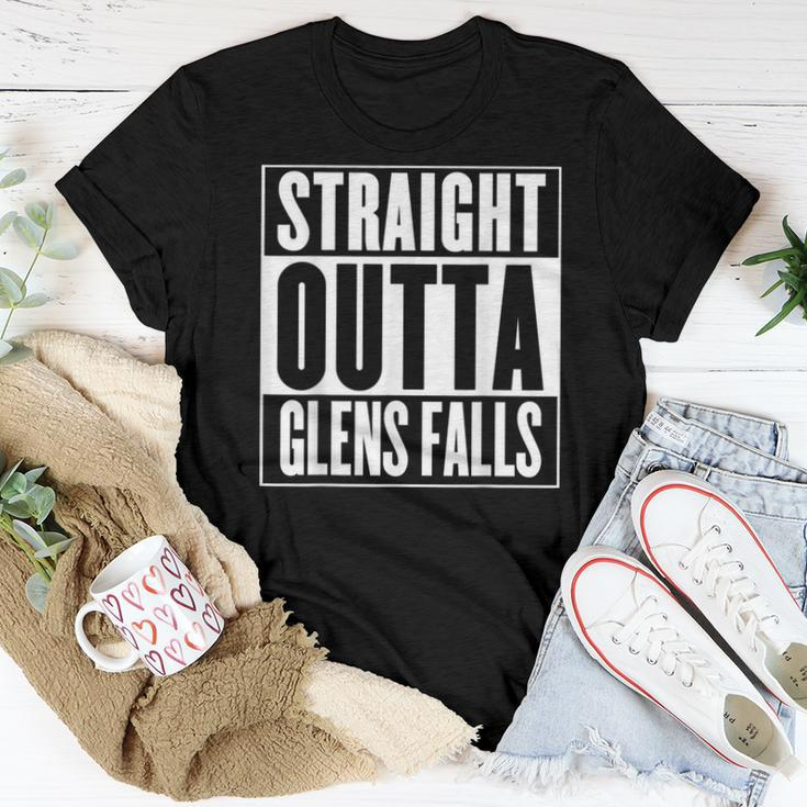 Straight Outta Glens Falls Women T-shirt Unique Gifts