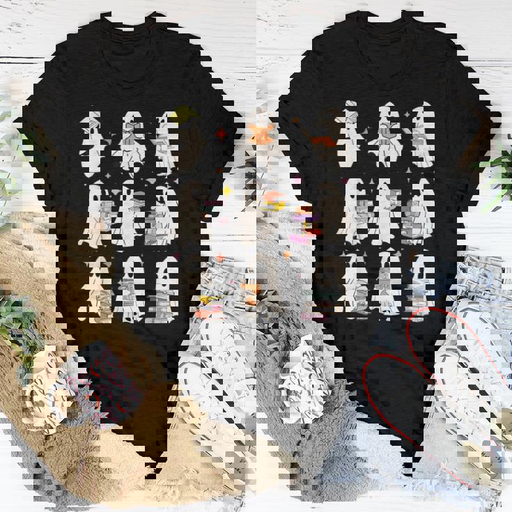 Teacher Halloween More Books Teacher Women T-shirt Unique Gifts