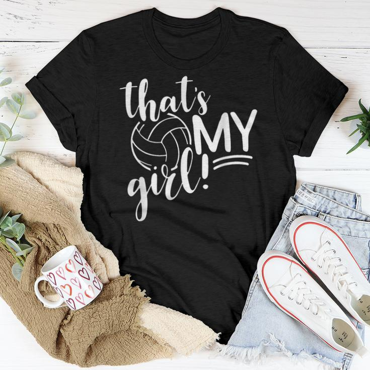 That's My Girl Proud Volleyball Mom Volleyball Mother Women T-shirt Unique Gifts