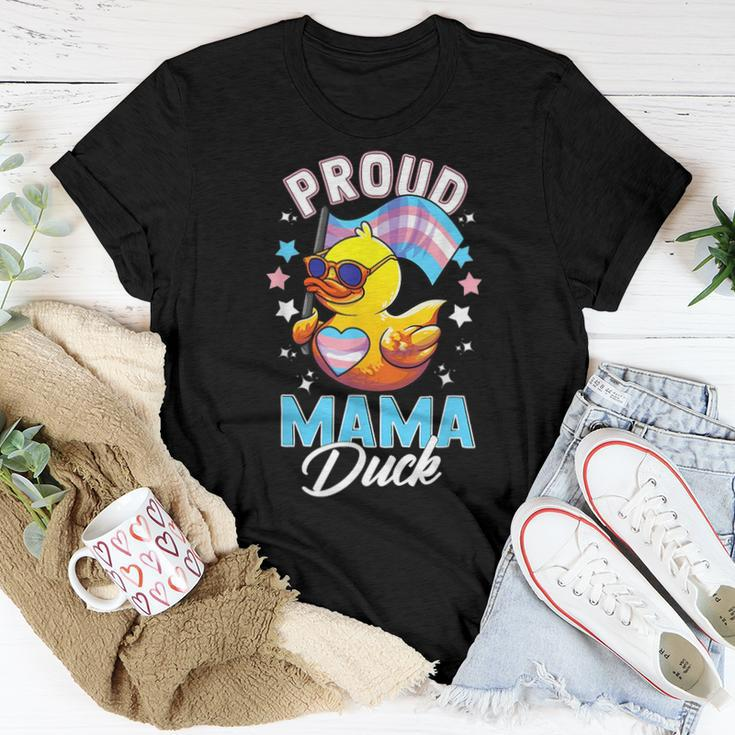 Trans Mama Duck Lgbt Proud Mom Transgender Daughter Son Ally Women T-shirt Unique Gifts