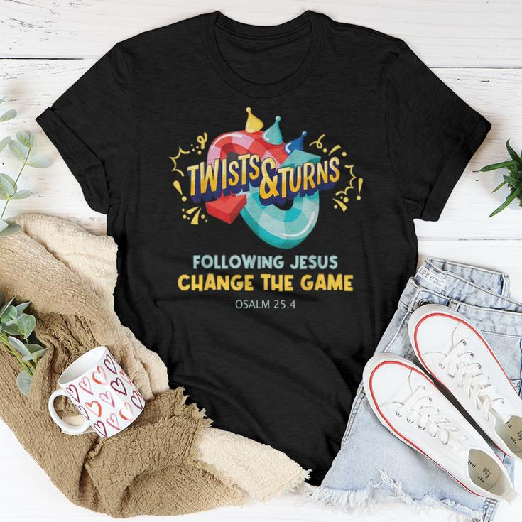 Twists And Turns Vbs Follow Jesus Change The Games Games Women T-shirt Unique Gifts
