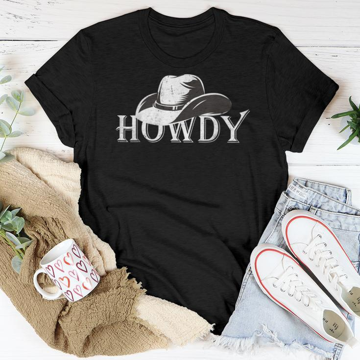 Vintage Howdy Rodeo Western Country Southern Cowboy Cowgirl Women T-shirt Unique Gifts