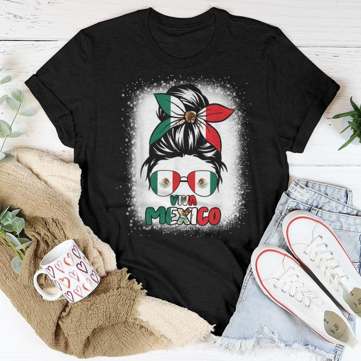 Viva Mexico Girls Mexican Flag Pride Women T-shirt Unique Gifts