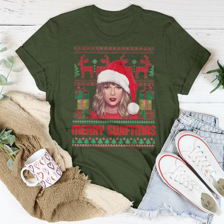 Merry Swiftmas Era Christmas Ugly Sweater Xmas Women T-shirt Unique Gifts