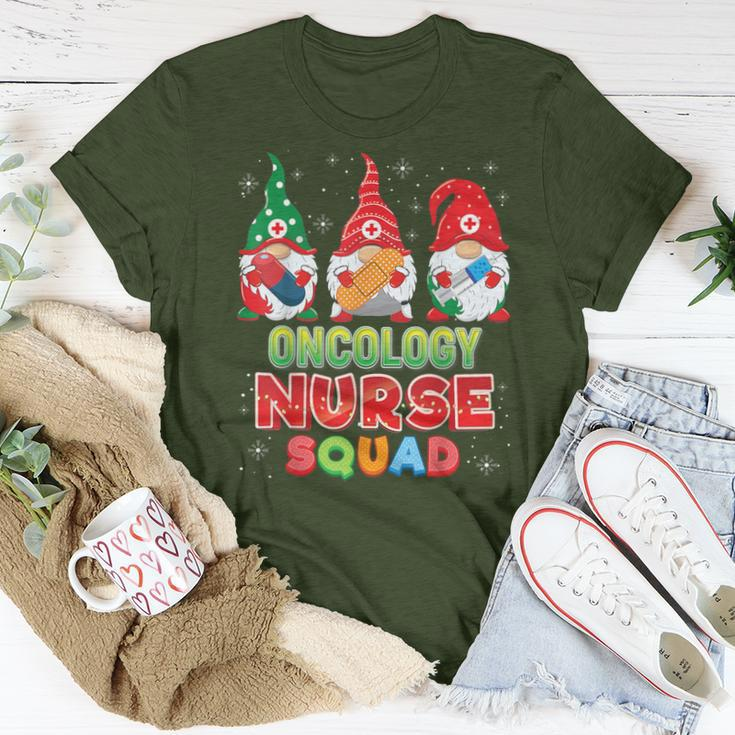 Oncology Nurse Squad Christmas Gnomes Ugly Sweater Gnome Women T-shirt Personalized Gifts