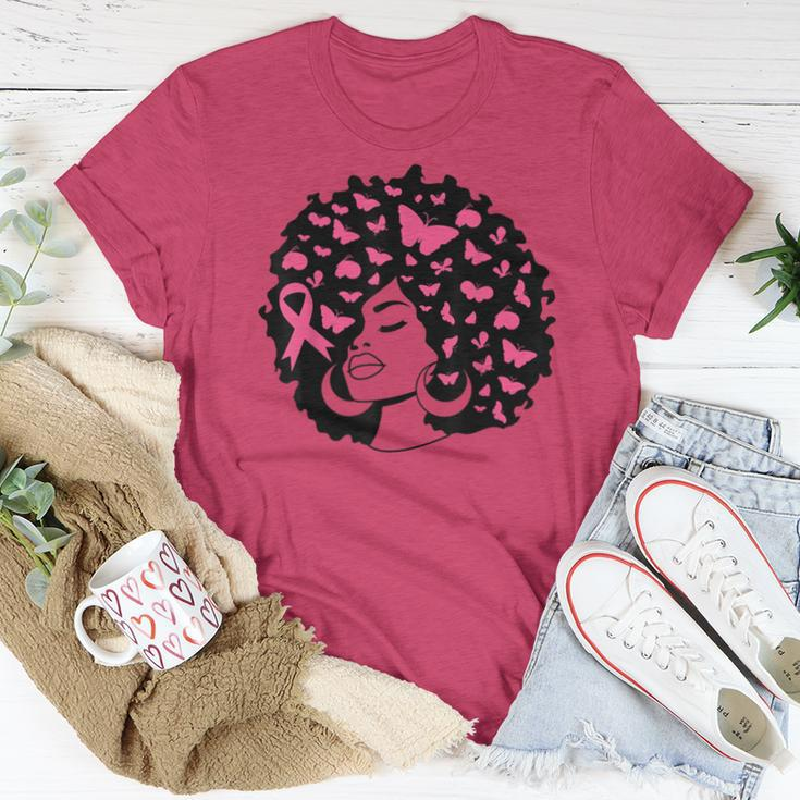 Breast Cancer Awareness Black Survivor Pink Ribbon Women T-shirt Funny Gifts