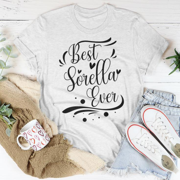 Best Sorella Ever Italian Sister White Women T-shirt Unique Gifts
