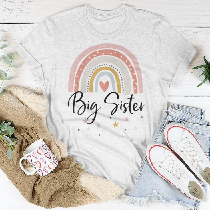 Big Sister Boho Rainbow New Sister Women T-shirt Unique Gifts