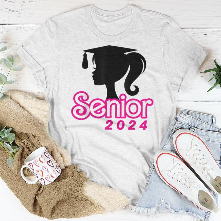 Class Of 2024 Senior Pink Seniors 2024 Girls Women T-shirt Unique Gifts