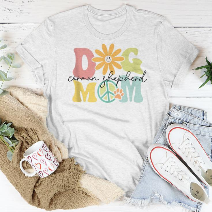 Corman Shepherd Groovy Dog Mom Pet Lover Women T-shirt Unique Gifts