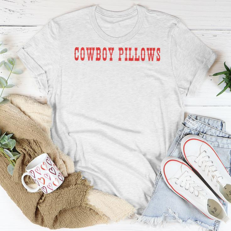 Cowboy Pillows Cowgirl Cowboy Cowgirl Women T-shirt Unique Gifts