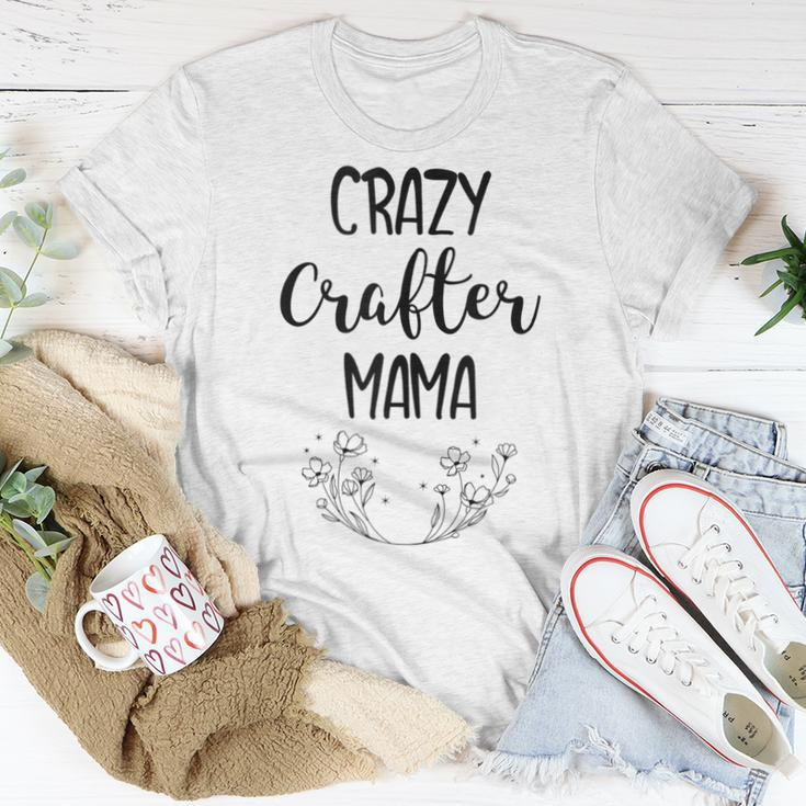 Crazy Crafter Mama - Mom Sewing Crafting Women T-shirt Unique Gifts