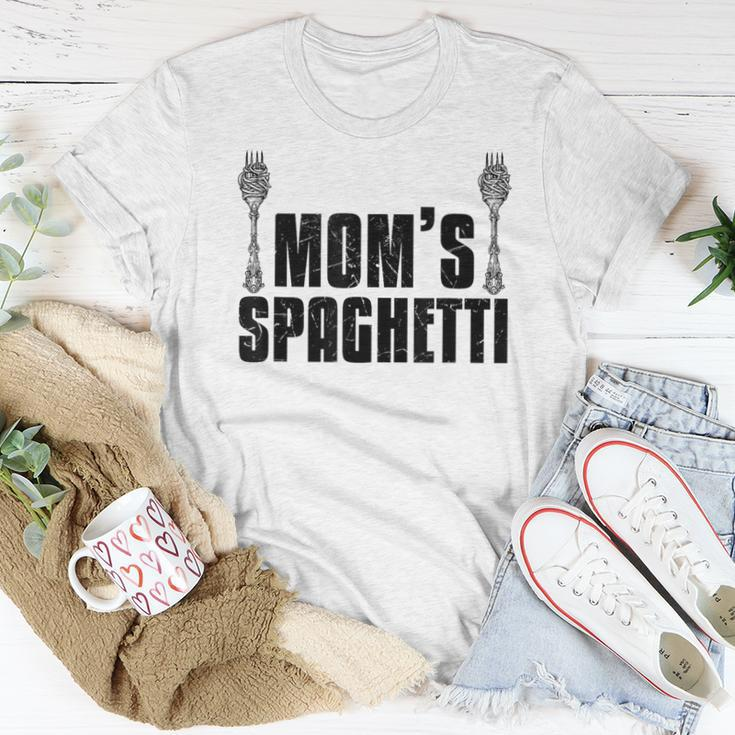 Cute Mom's Spaghetti Food Lover Italian Chefs Women T-shirt Unique Gifts