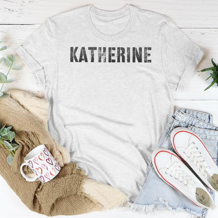 First Name Katherine Girl Grunge Sister Military Mom Custom Women T-shirt Unique Gifts
