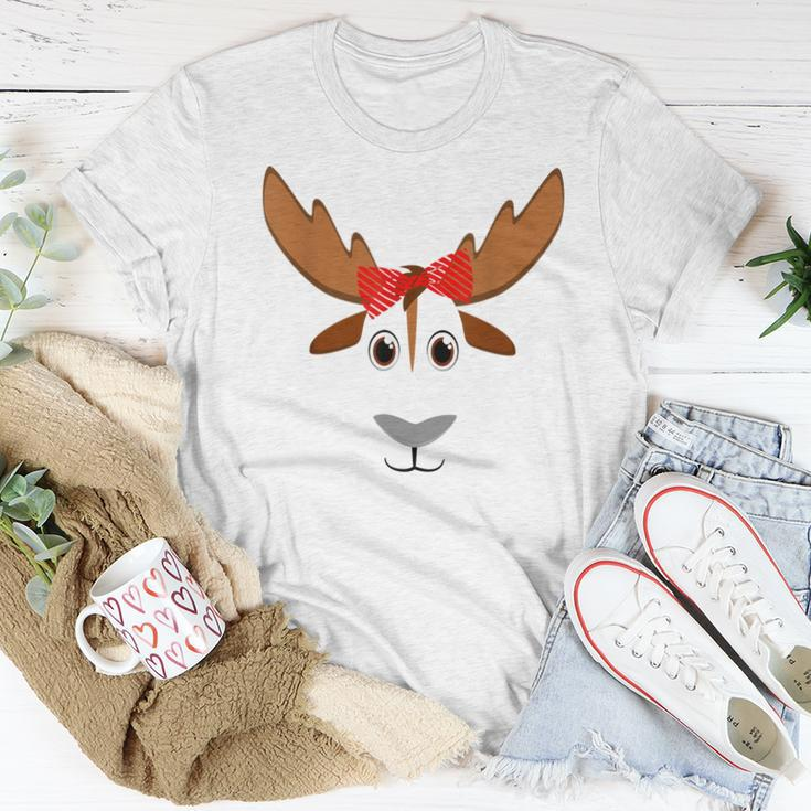 Floral Moose Animal Halloween Costume Women T-shirt Unique Gifts
