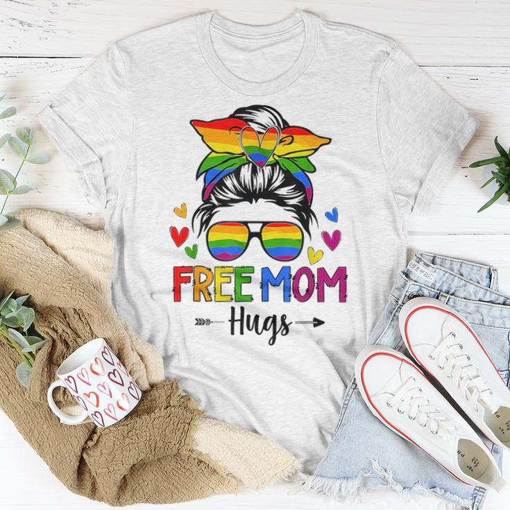Free Mom Hugs Free Mom Hugs Inclusive Pride Lgbtqia Women T-shirt Unique Gifts