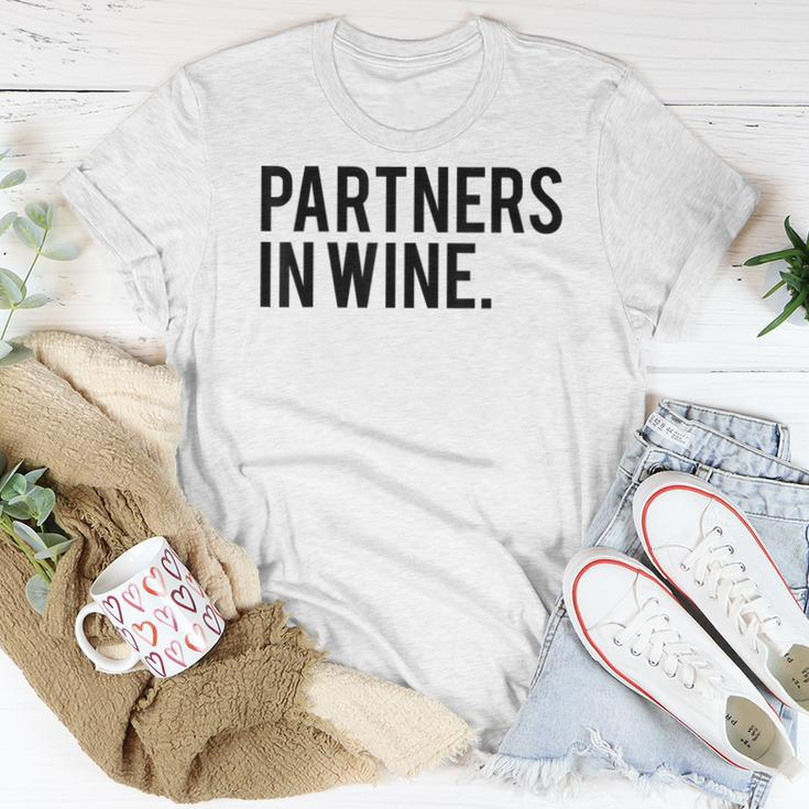 Wine Best Friend Partners In Wine Women T-shirt Funny Gifts