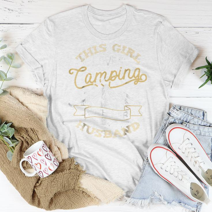 This Girl Loves Camping With Her HusbandCamper Wife Women T-shirt Unique Gifts