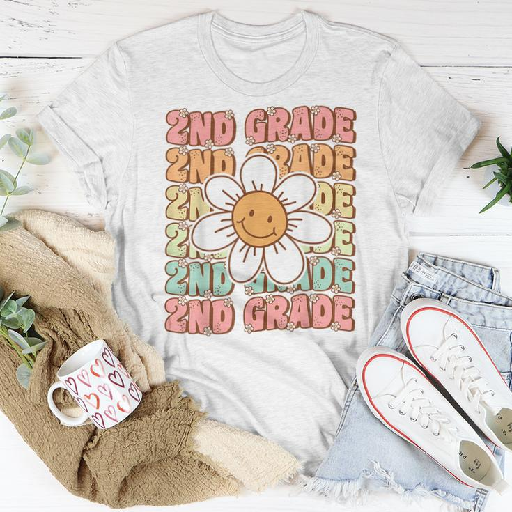 Groovy 2Nd Grade Back To School First Day Of Second Grade Women T-shirt Funny Gifts