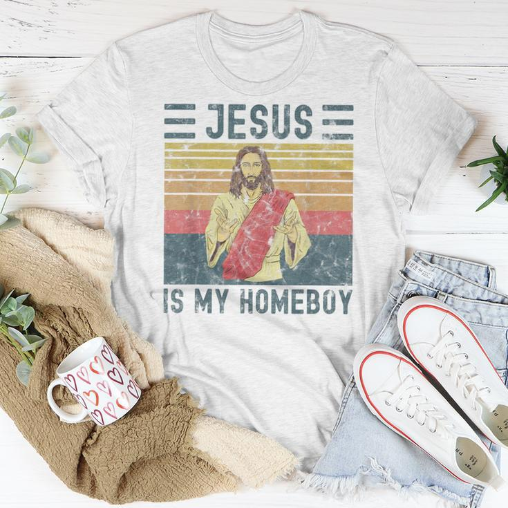 Jesus Is My Homeboy Vintage Christian Women T-shirt Unique Gifts