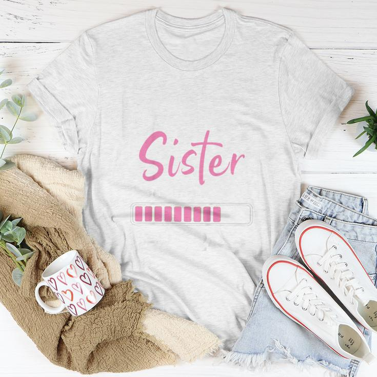 Kids Big Sister Loading 2024 Promoted To Big Sister 2024 For Sister Women T-shirt Unique Gifts