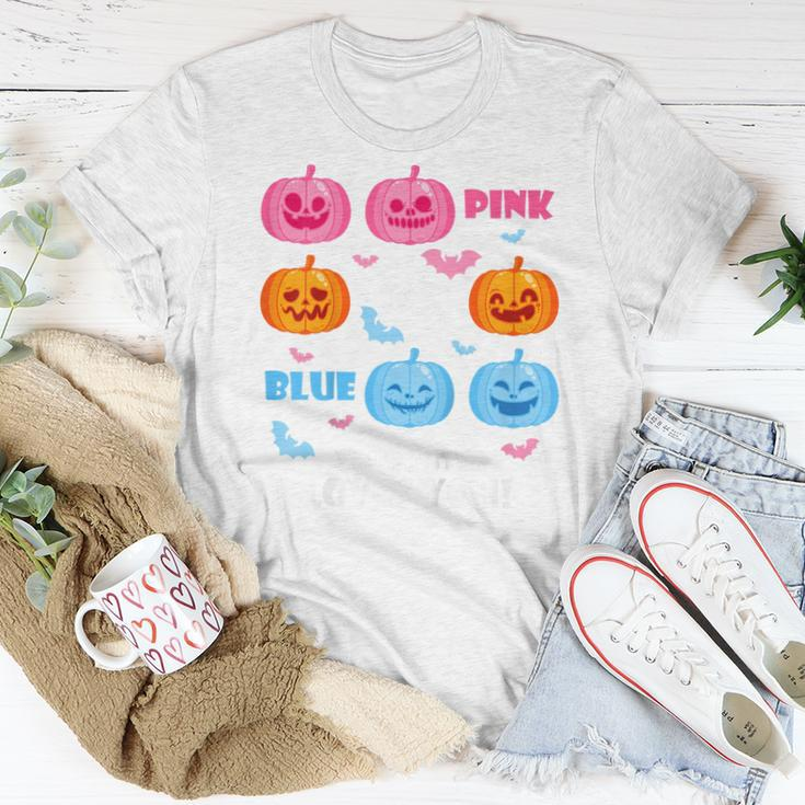 Kids Halloween Gender Reveal Your Sister Loves You Fall Theme For Sister Women T-shirt Unique Gifts