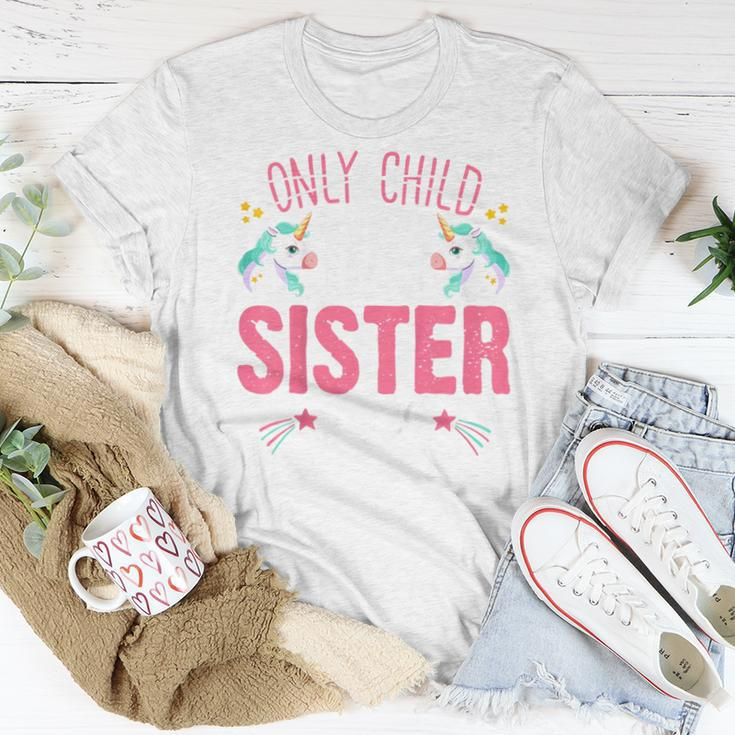 Kids Promoted To Big Sister Est 2024 Unicorn Toddler Girls For Sister Women T-shirt Unique Gifts