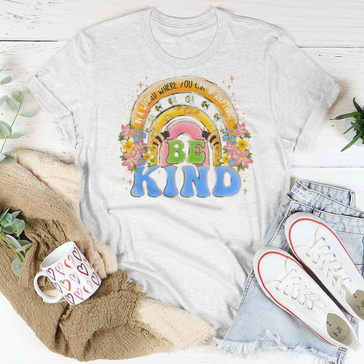 Be Kind Rainbow Anti Bullying Wear Orange Unity Day Women T-shirt Unique Gifts