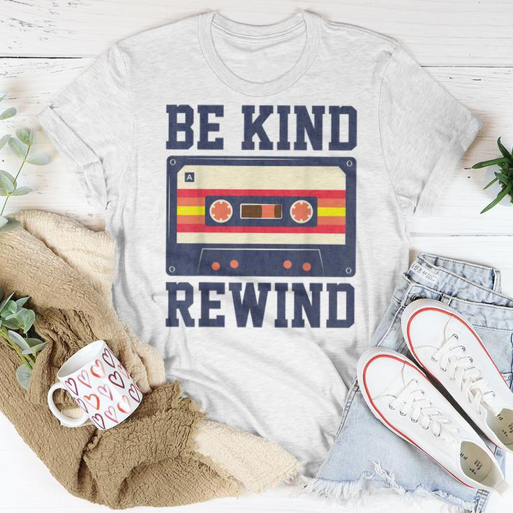 Be Kind And Rewind 80S 90S Nostalgia Retro Music Women T-shirt Unique Gifts