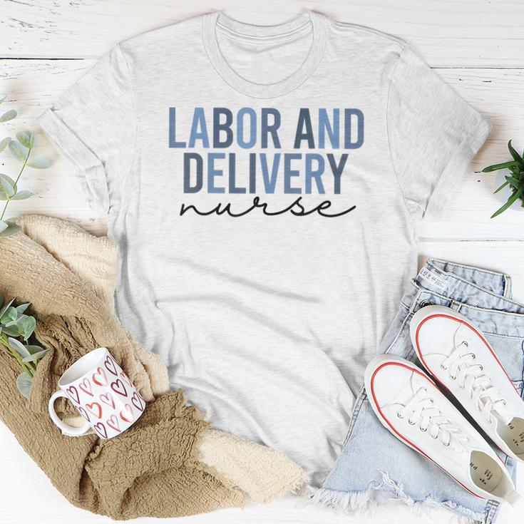 Labor And Delivery Nurse L&D Nurse Nursing Week Women Crewneck Short T-shirt Personalized Gifts
